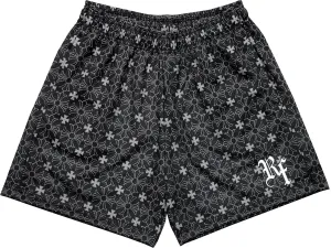 RF Mesh Gothic Cross Shorts